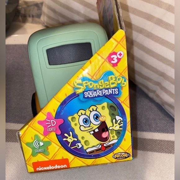 SQUIDWARD  toy car collectible NIB Nickelodeon SpongeBob SquarePants NKOK - Picture 5 of 5